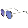 Euro Retro Modern Iridescent Mirror Lens Sunglasses A355
