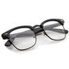 Vintage Inspired Classic Horned Rim Half Frame Clear Lens Glasses 2933