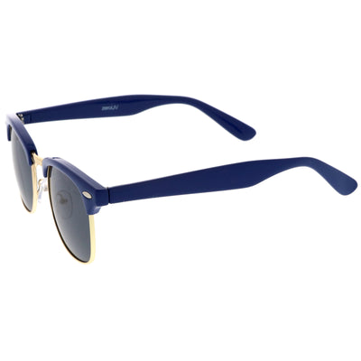 Everyday Two-Tone Half Frame Sunglasses A703