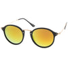 Steampunk Dapper Mirrored Round Lens Sunglasses A774