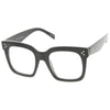 Retro 1950's Horned Rim Clear Lens Glasses A796