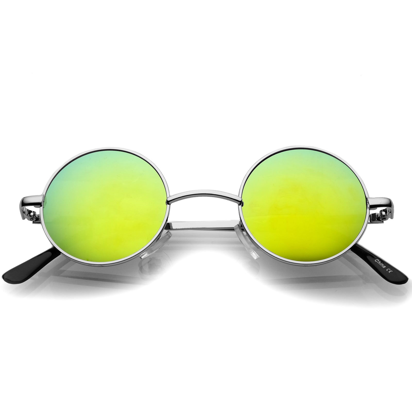 Ray Ban Round Metal RB3447 002/4O mirrored sunglasses - Otticamauro.biz