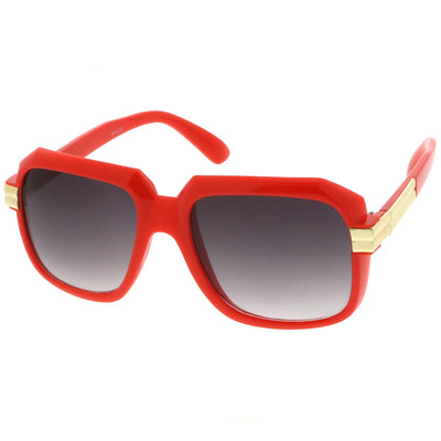 Retro Hip Hop Fashion Square Aviator Sunglasses 8148