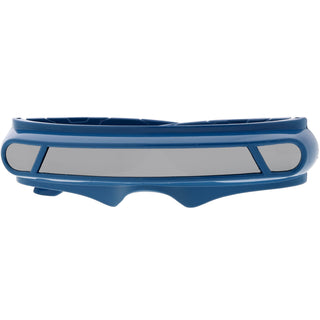 Gafas de sol futuristas Mono Cyclops con lentes espejadas y escudo envolvente C024 - Espejo Azul / Plata