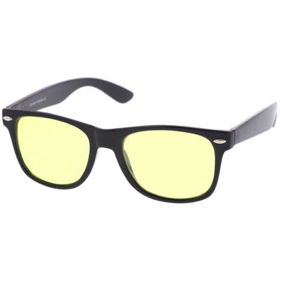 Limited Edition Color Tinted Lens Horned Rim Sunglasses 8803