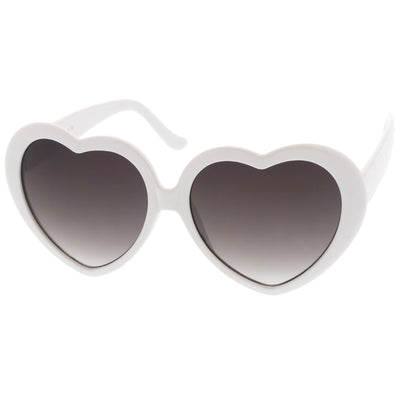 Cute Womens Lolita Sweet Heart Shape Sunglasses 8182