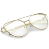 Retro Modern Intricately Designed Clear Lens Glasses C295