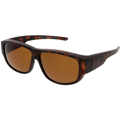 Men's Oversize Wide Frame Active Sports Polarized Lens Sunglasses C331