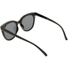 Women's Oversize Flat Infinity Lens Cat Eye Sunglasses C340