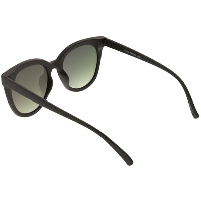 Women's Modern Infinity Flat Mirrored Lens Cat Eye Sunglasses C349