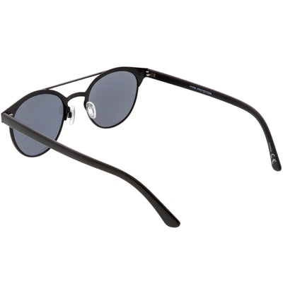 Retro Modern Euro Dapper Indie Horned Rim Dual Frame Sunglasses C385