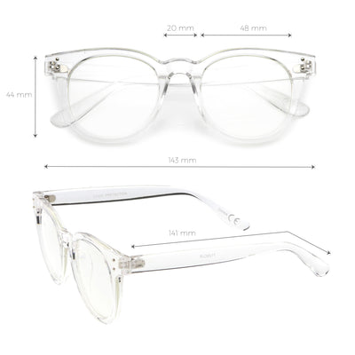 Retro Dapper Hipster Indie Horned Rim Clear Lens Glasses C388