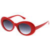 Colorful Retro 1990's Fashion Round Clout Goggle Oval Lens Sunglasses C449
