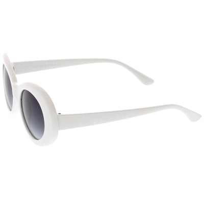 Colorful Retro 1990's Fashion Round Clout Goggle Oval Lens Sunglasses C449