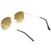 Retro Modern Indie Dapper Geometric Metal Sunglasses C478