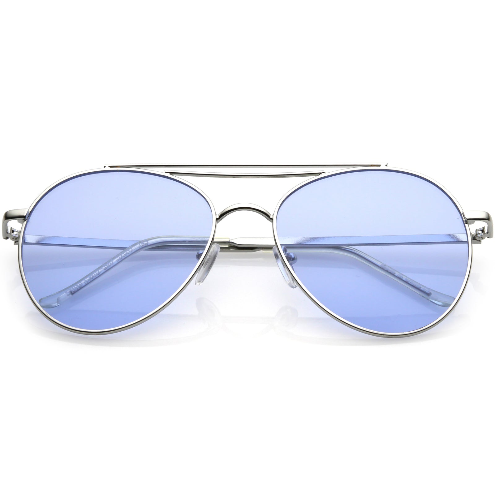Premium Retro Colored Flat Lens Metal Aviator Sunglasses C495