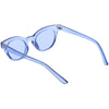 Women's Retro Transparent Color Flat Lens Cat Eye Sunglasses C513