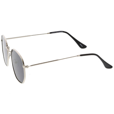 Retro Dapper Indie Modern Flat Geometric Lens Sunglasses C518