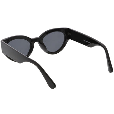 Retro Modern Bold Wide Frame Oval Sunglasses C543