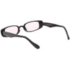 Unisex 90's Retro Thin Rectangle Color Tone Lens Sunglasses C549