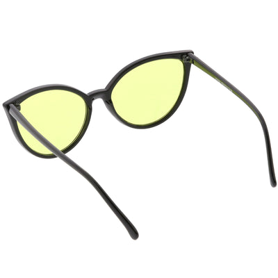 Women's Angular Color Tone Retro Cat Eye Sunglasses C555