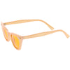 Women's Color Tone 90's Small Cat Eye Sunglasses C563
