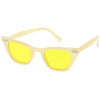 Women's Color Tone 90's Small Cat Eye Sunglasses C563