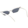 Women's 90's Thin Retro Pointed Cat Eye Sunglasses
