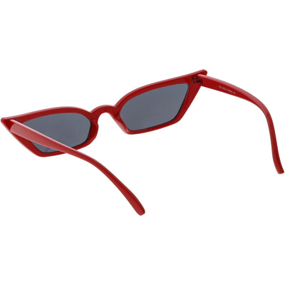 Women's 90's Thin Retro Pointed Cat Eye Sunglasses