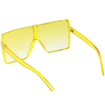 Women's Oversize Festival Color Tone Square Sunglasses C581
