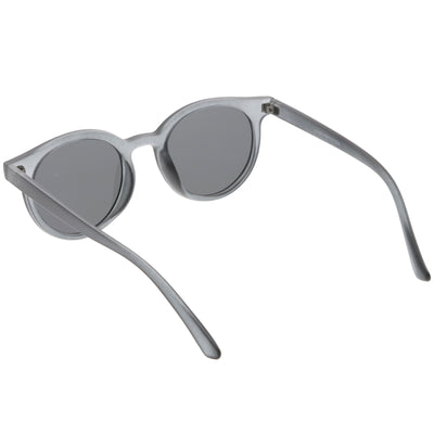Dapper Indie Round Horned Rim Sunglasses C606