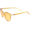 Colorful Transparent Horned Rim Color Tone Lens Sunglasses C607