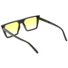 Retro Modern Flat Top Color Tone Sunglasses C618