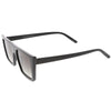 Retro Flat Top Neutral Colored Square Sunglasses C619