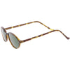 True Retro Oval Color Tone Indie Sunglasses C643