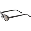 Women's Retro True Vintage Round Oval Mirrored Lens Sunglasses C654