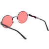 Vintage Steampunk Oversize Round Color Tone Sunglasses C664