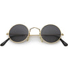 Small Round Dapper True Vintage Metal Sunglasses C669