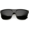 Men's Oversize Flat Top Sports Aviator Sunglasses C692