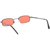 Retro 1990's Small Rectangle Color Tone Metal Sunglasses C708