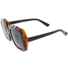 Retro European Oversize Flip Up Square Sunglasses C713