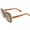 Retro European Oversize Flip Up Square Sunglasses C713