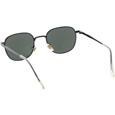 Deadstock True Vintage Square Metal Dapper Sunglasses C717