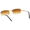 Retro 1990's Small Rectangle Flat Lens Sunglasses C719