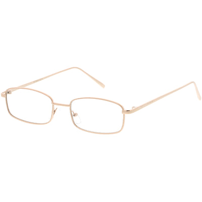 Classic Vintage Inspired Rectangle Flat Clear Lens Glasses C726