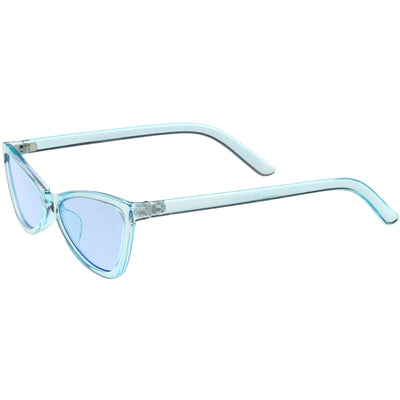 Retro Small Triangle Transparent Color Tone Lens Cat Eye Sunglasses C727