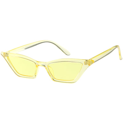 Women's Colorful Translucent Color Tone Lens Cat Eye Sunglasses C735