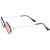 Retro Color Tone Hexagon Diamond Shape Sunglasses C740