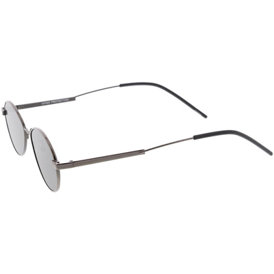 Classic Retro Unisex Metal Oval Dapper Sunglasses C741