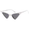 Women's Oversize Retro Modern High Pointed Cat Eye Sunglasses C745